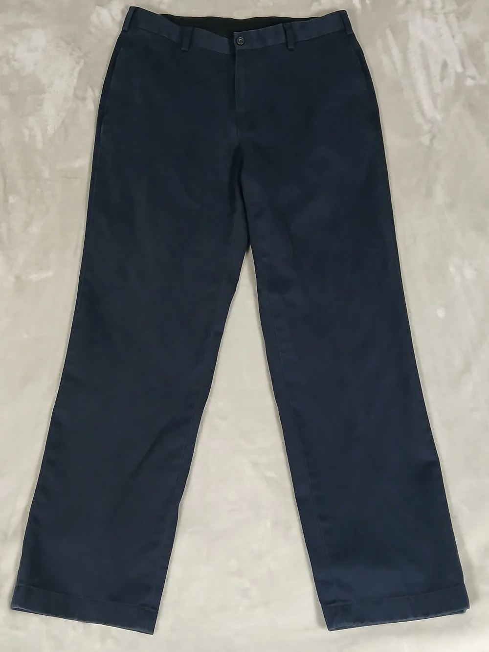 Brooks Brothers Advantage Chino Clark Pants 34x32 Men's Navy Blue